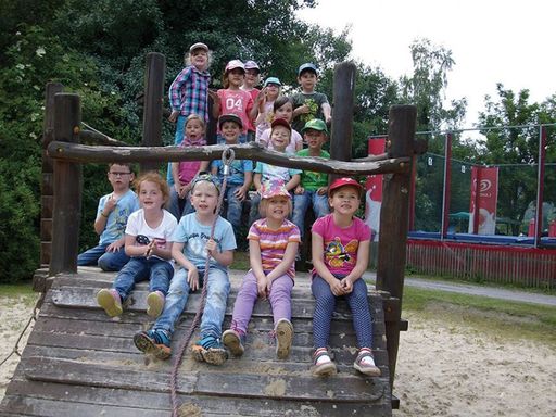 Schulkinderausflug 2015 des ev. Familienzentrums "Groß für Klein