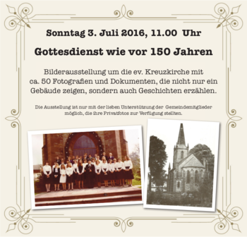 Bilderaustellung in der Kreuzkirche